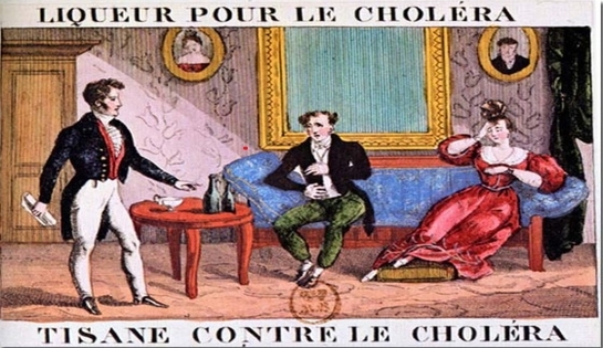 Le confinement et le choléra à Aix en 1835