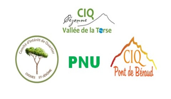 Propositions pour le Parc Naturel Urbain par les CIQ Cézanne-Torse, Pont de Béraud et Cuques St Jérôme