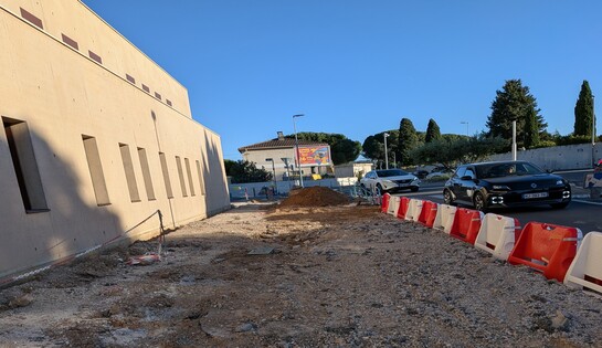Avenue des Déportés, une piste cyclable  en cours d&rsquo;amélioration 