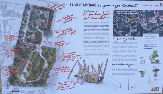 Début des travaux du Parc Constant